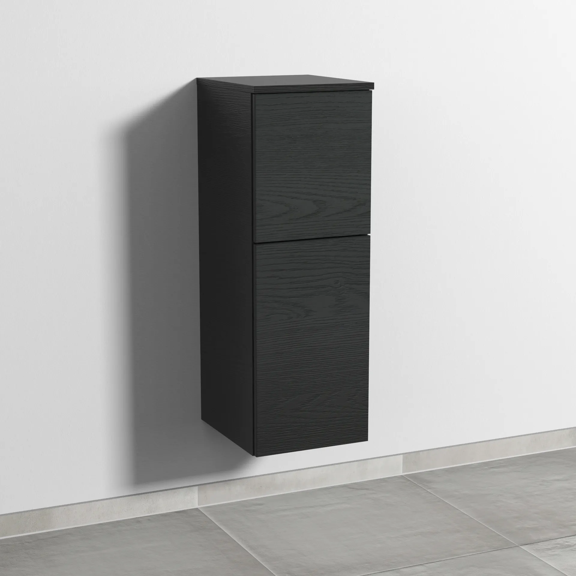 Sanipa Mittelschrank „3way“ 300 × 850 × 345 mm Anschlag rechts, in Black Oak, Anschlag rechts