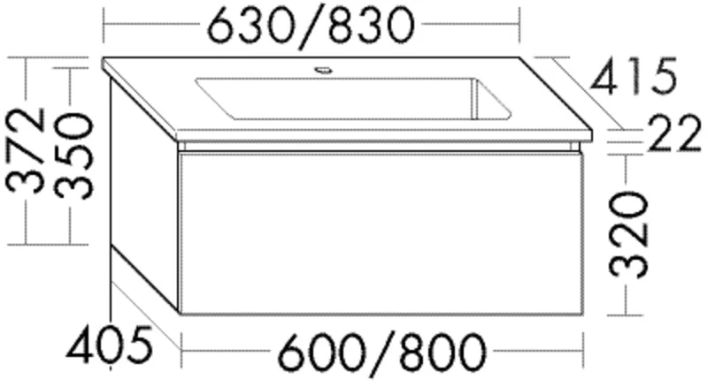 burgbad Badmöbelset „Lin20“ 67 × 41,2 cm in RAL-Farbe Hochglanz burgbad Badmöbelset „Lin20“ 67 × 41,2 cm in RAL-Farbe Hochglanz