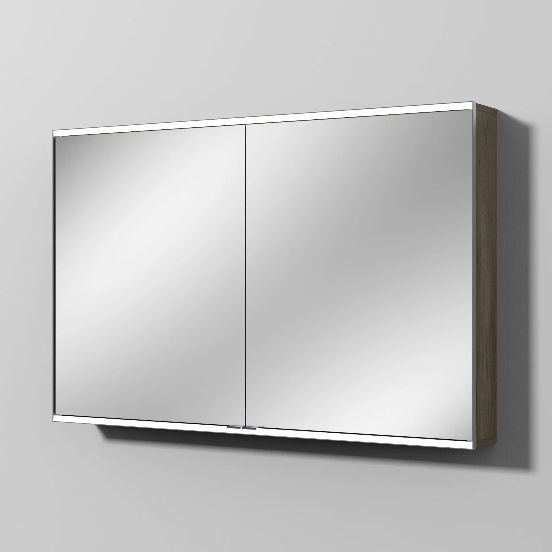 Sanipa Spiegelschrank „Marie“ 1208 × 785 × 157 mm in Eiche Nebraska, ohne Spiegelheizung