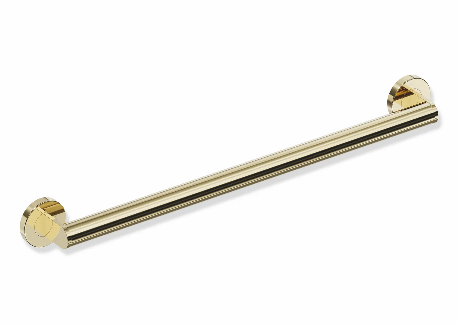HaltegriffEdelstahl, PVD, Achsmaß 610 mm, Tiefe 70 mm, Stangendurchmesser 32 mm, in Farbe CK (Messing glänzend) HaltegriffEdelstahl, PVD, Achsmaß 610 mm, Tiefe 70 mm, Stangendurchmesser 32 mm, in Farbe CK (Messing glänzend)