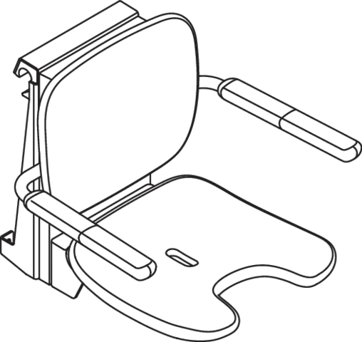 Einhängesitz „Serie 802 LifeSystem“ in Anthrazit glänzend / Anthrazit matt Einhängesitz „Serie 802 LifeSystem“ in Anthrazit glänzend / Anthrazit matt