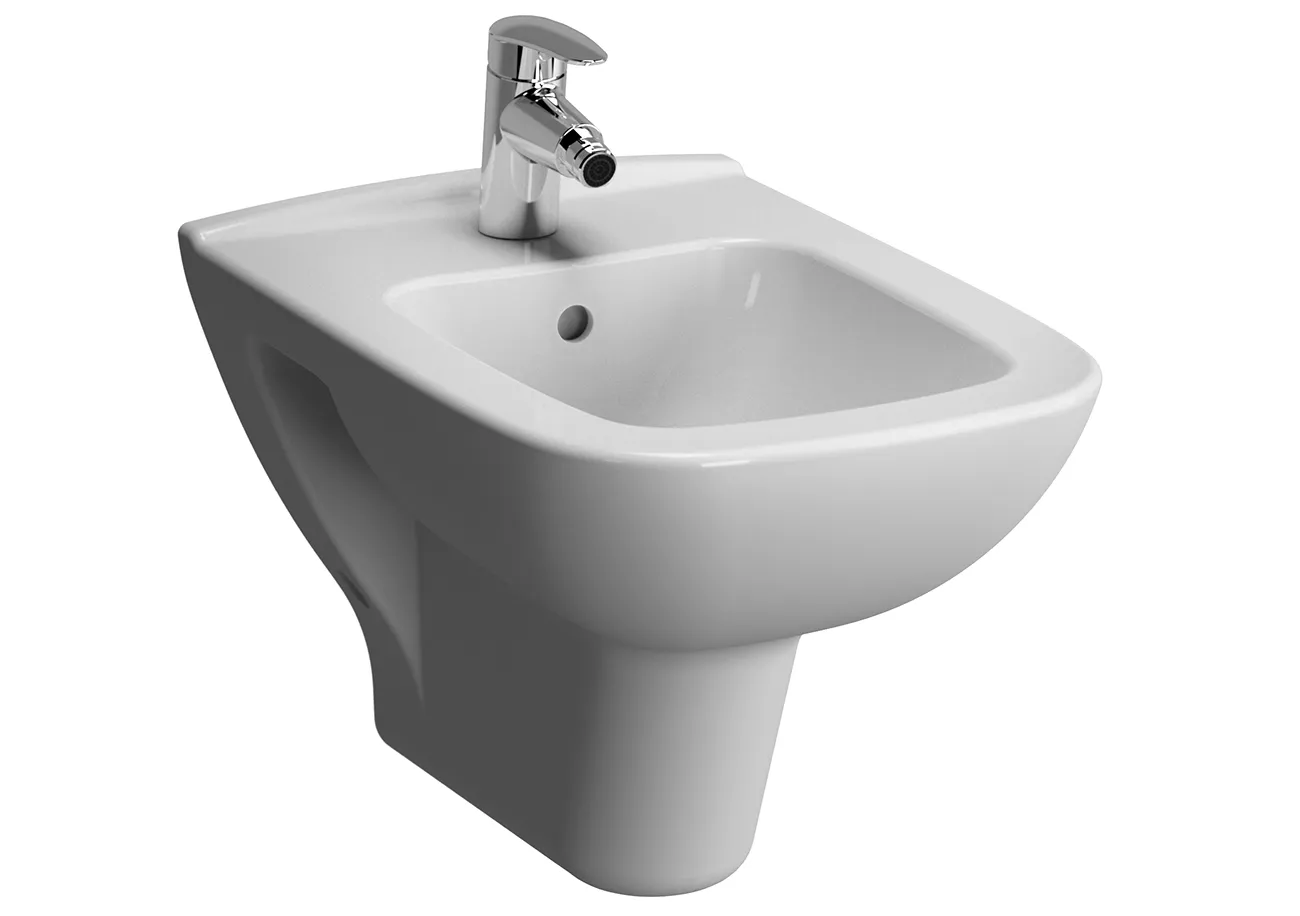 VitrA S20 Wand-Bidet 36 x 52 cm Weiß Hochglanz