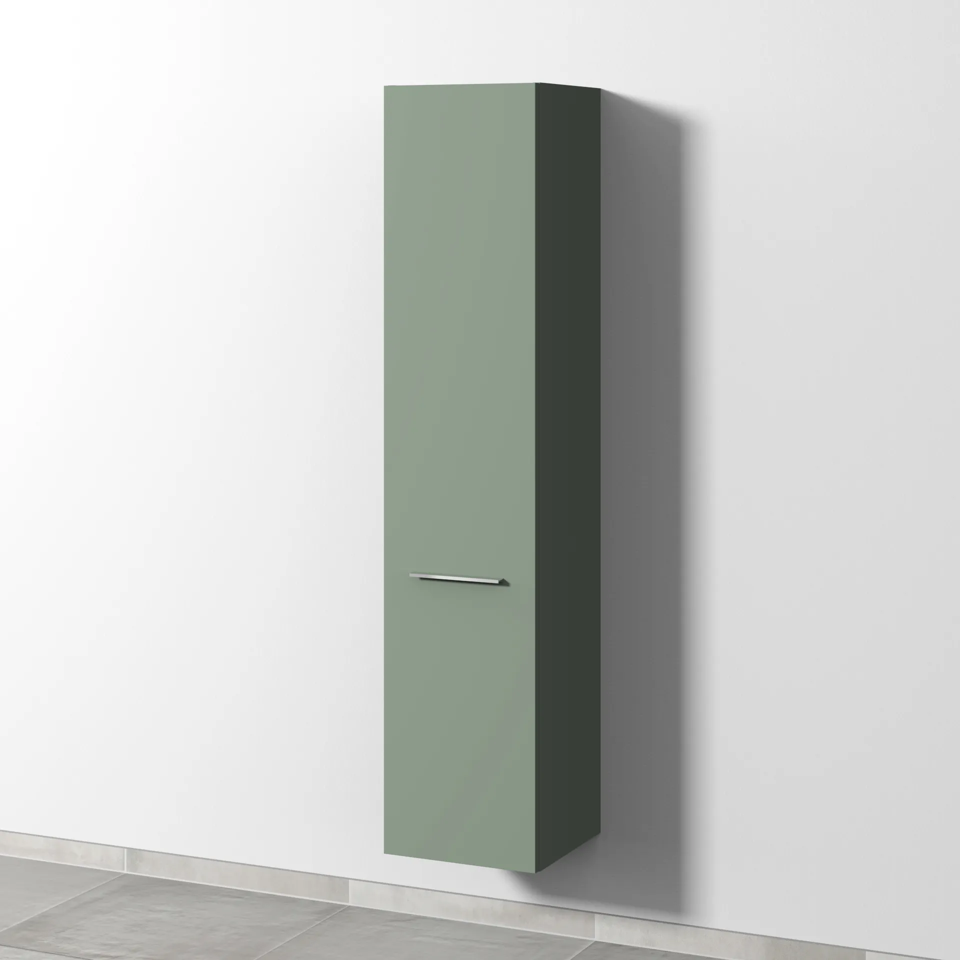 Sanipa Hochschrank „2morrow“ 350 × 1615 × 350 mm in Soft-Green