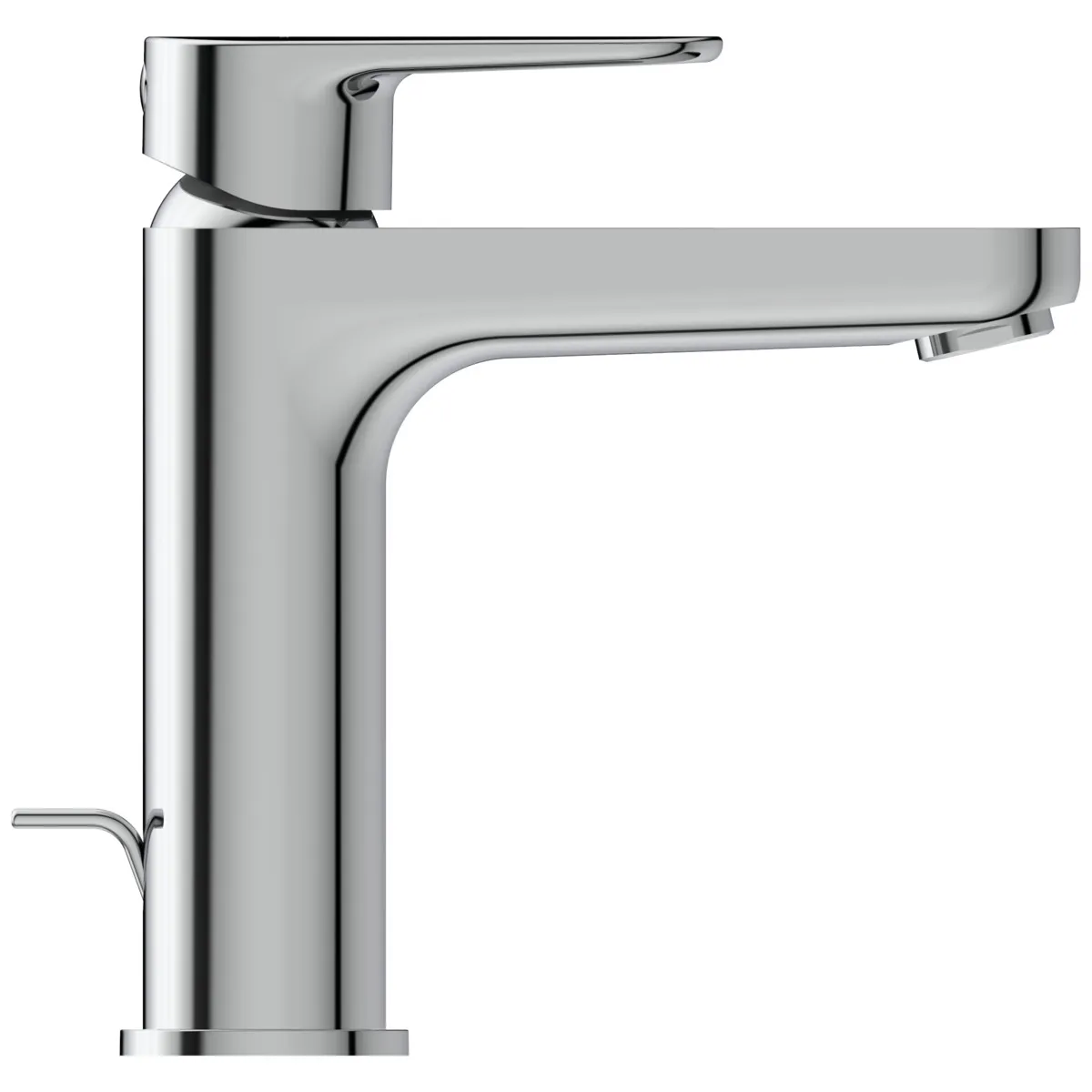 Waschtischarmatur Cerafine O, H120, BlueStart, mit Ablaufgarnitur, Ausladung 136mm, Chrom Waschtischarmatur Cerafine O, H120, BlueStart, mit Ablaufgarnitur, Ausladung 136mm, Chrom