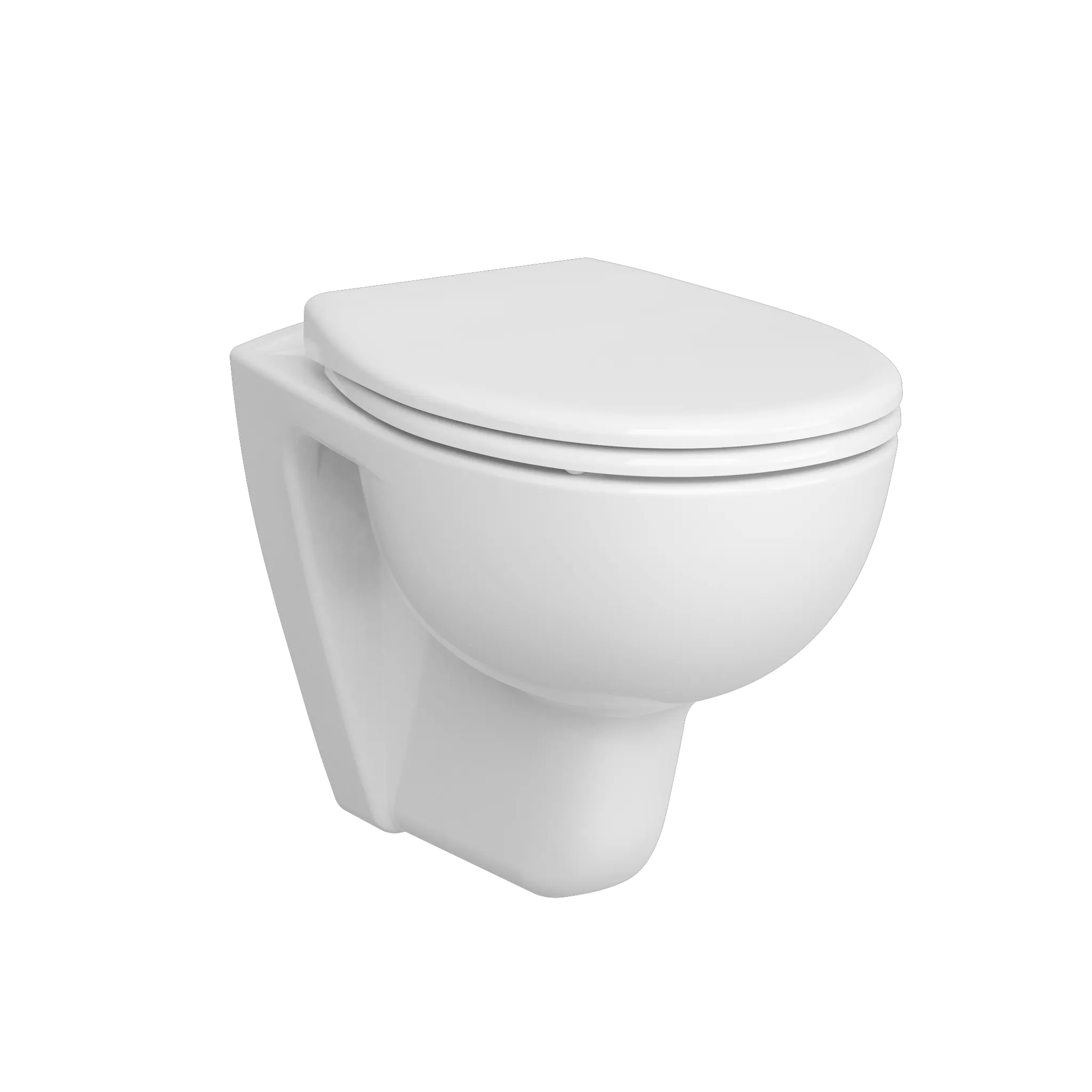 Conforma Tiefspül-Wand-WC spülrandlos + 6 cm Weiß Hochglanz Conforma Tiefspül-Wand-WC spülrandlos + 6 cm Weiß Hochglanz