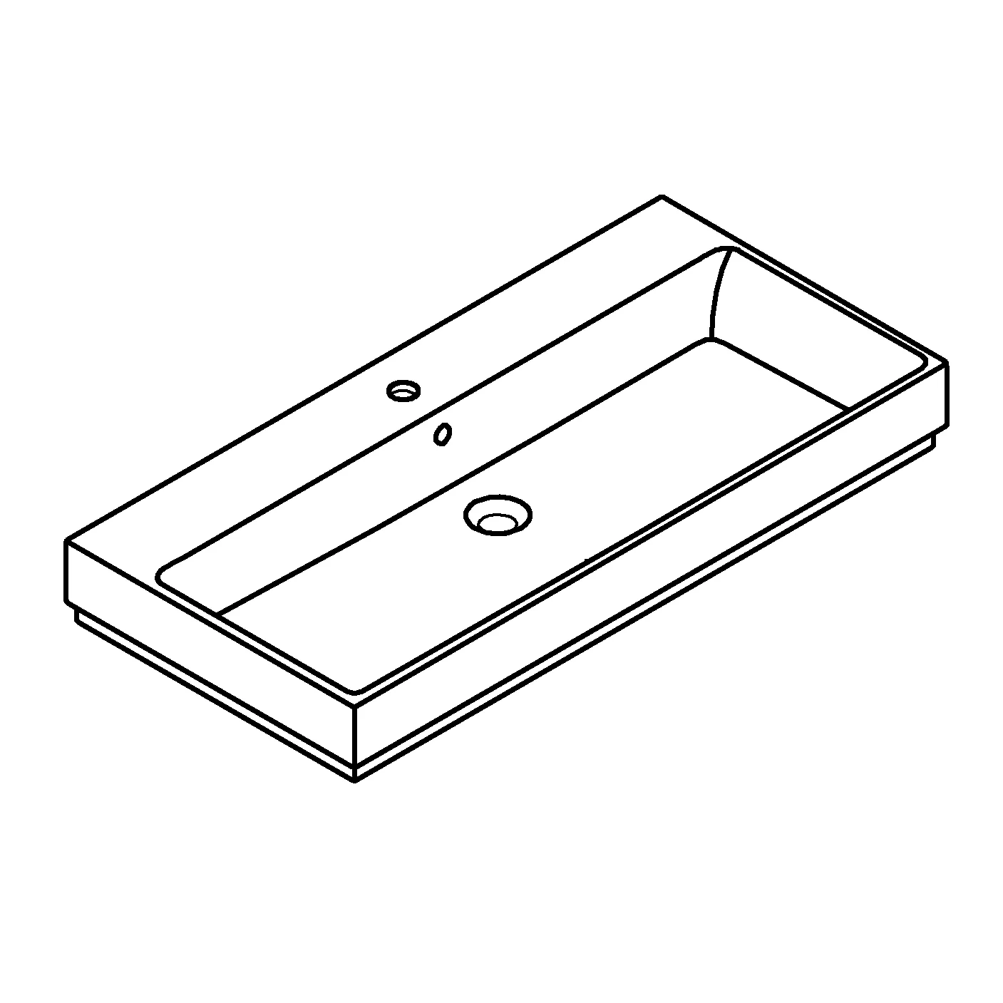 Aufsatzwaschtisch Cube Keramik 39475_H, 1000 x 490 mm, 1 Hahnloch, 2 weitere vorgestochen, Rückseite glasiert, PureGuard Hygieneoberfläche, aus Sanitärkeramik, alpinweiß Aufsatzwaschtisch Cube Keramik 39475_H, 1000 x 490 mm, 1 Hahnloch, 2 weitere vorgestochen, Rückseite glasiert, PureGuard Hygieneoberfläche, aus Sanitärkeramik, alpinweiß