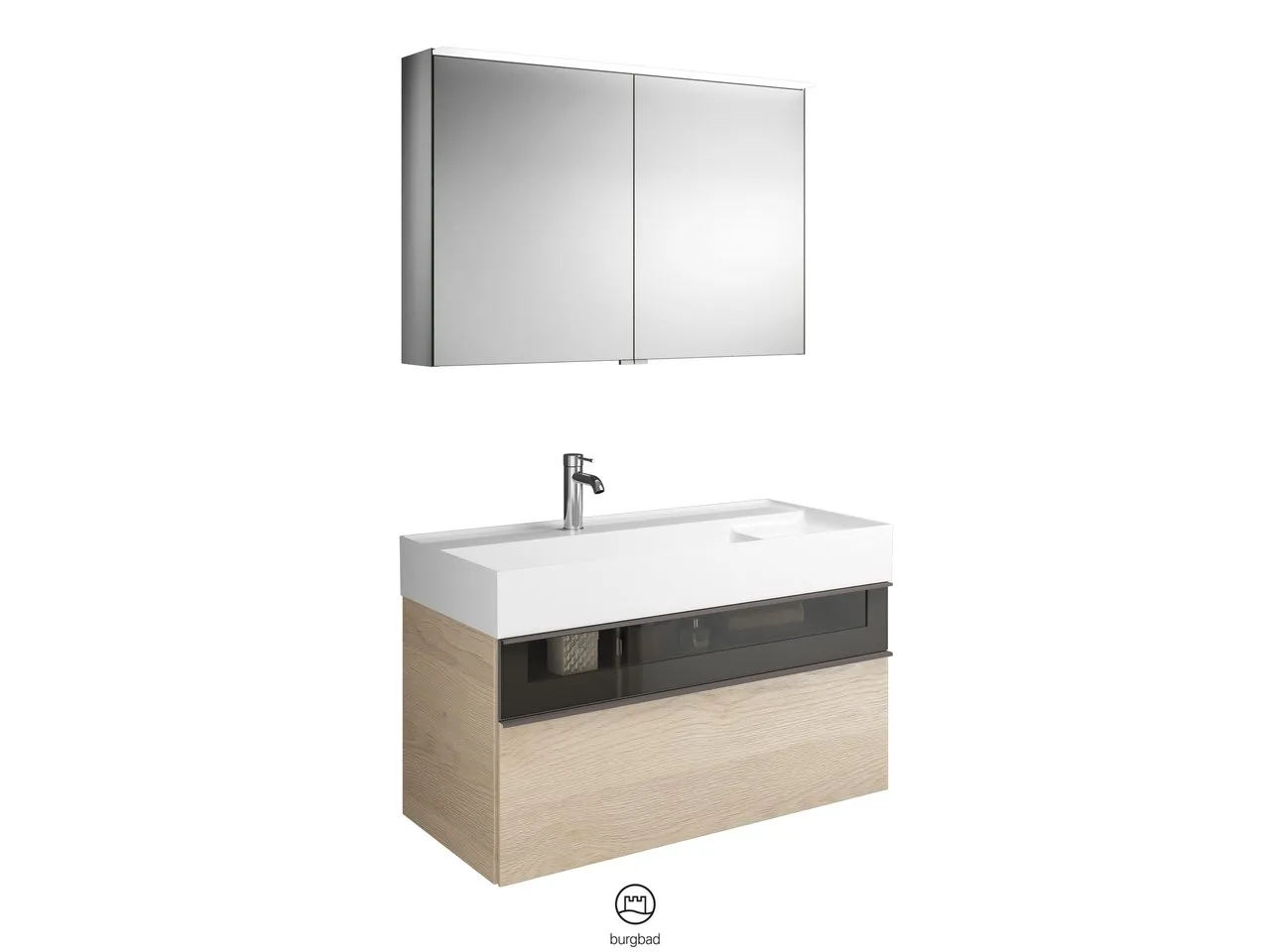 burgbad Yumo PG1 Badmöbelset (SFKZ102), Breite 1015 mm burgbad Yumo PG1 Badmöbelset (SFKZ102), Breite 1015 mm