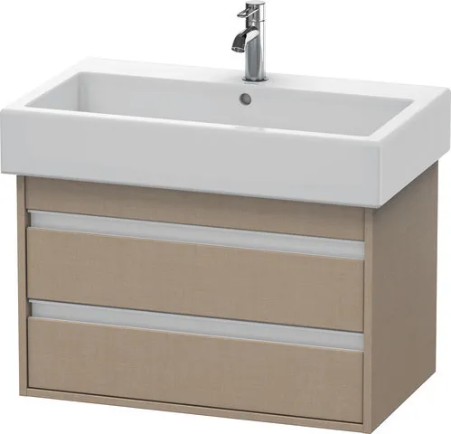 Duravit Waschtischunterschrank wandhängend „Ketho“ 75 × 48 × 44 cm Leinen
