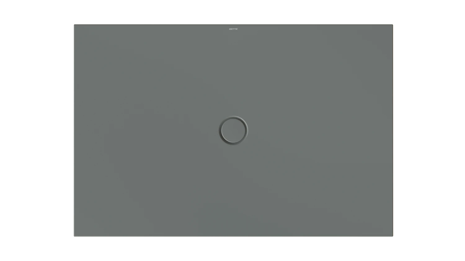 Bette rechteck Duschwanne „BetteFloor“ 1500 × 1000 mm mit BetteAntirutsch Pro, ohne Oberflächenveredelung, ohne Wannenträger, in Smoke