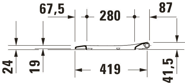 Duravit WC-Sitz „D-Neo“ 37,6 × 44,1 × 4,3 cm Duravit WC-Sitz „D-Neo“ 37,6 × 44,1 × 4,3 cm
