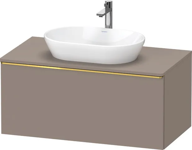 Duravit Waschtischunterschrank wandhängend „D-Neo“ 100 × 45,9 × 55 cm Basalt Matt