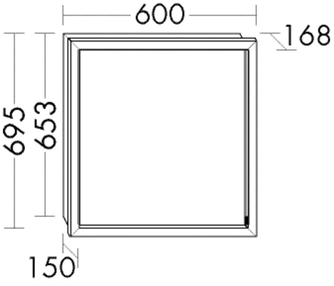 Spiegel mit LED-Beleuchtung Devio von burgbad – 168x600x695 mm, weiß matt, Kalt-/Warmweiß-Lichtsteuerung Spiegel mit LED-Beleuchtung Devio von burgbad – 168x600x695 mm, weiß matt, Kalt-/Warmweiß-Lichtsteuerung