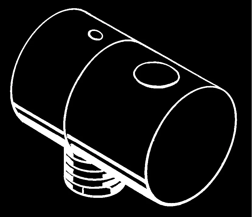 Wandabsperrventil Axor Uno Fixfit Stop chrom mit Schlauchanschluß Wandabsperrventil Axor Uno Fixfit Stop chrom mit Schlauchanschluß