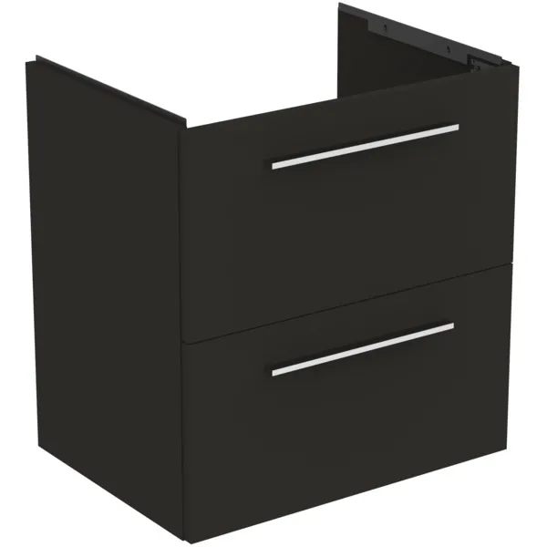 Ideal Standard i.life A Möbelwaschtischunterschrank 2 Auszüge Carbongrau matt 600x440x630 mm