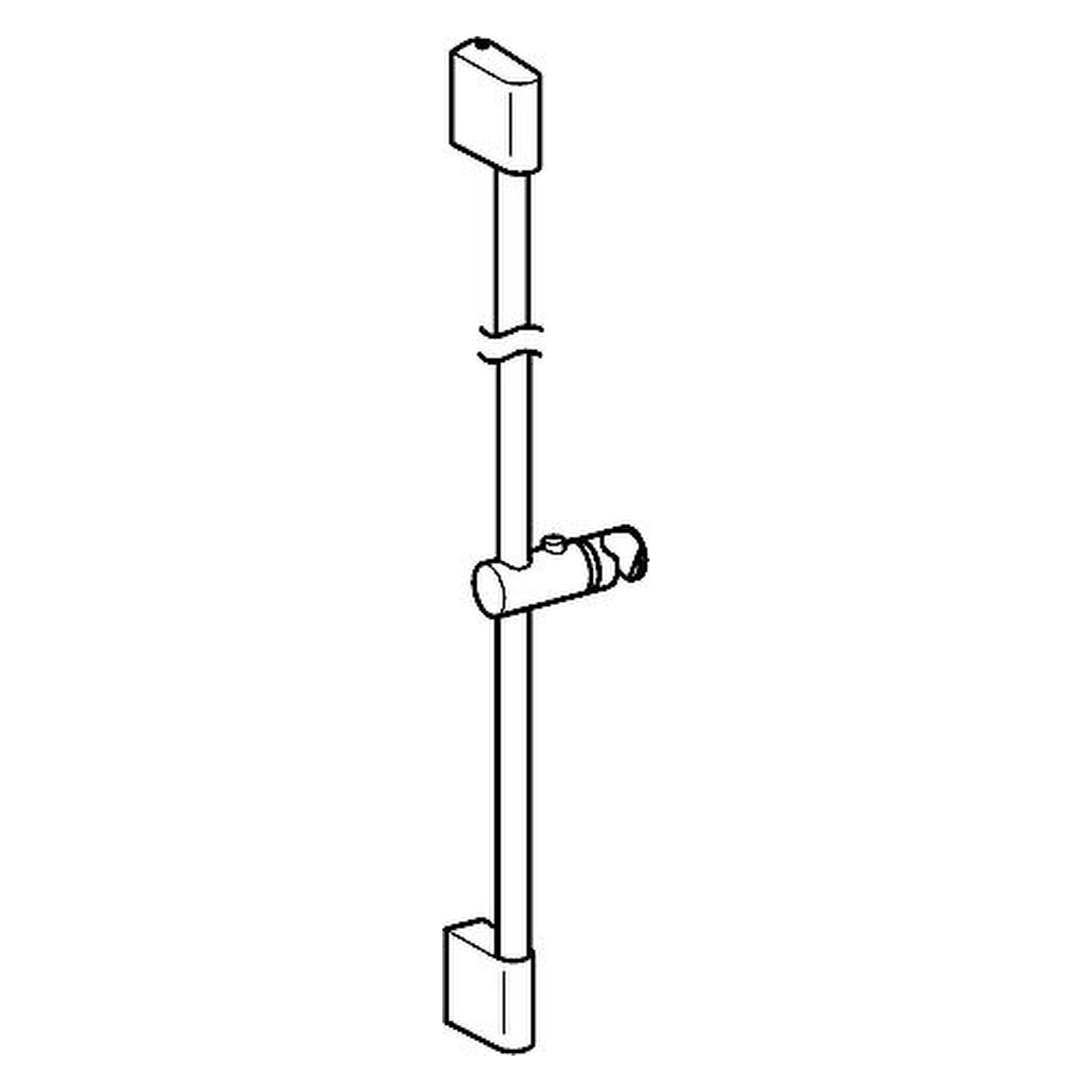 HA Wandstange HANSA 0455 Chrom