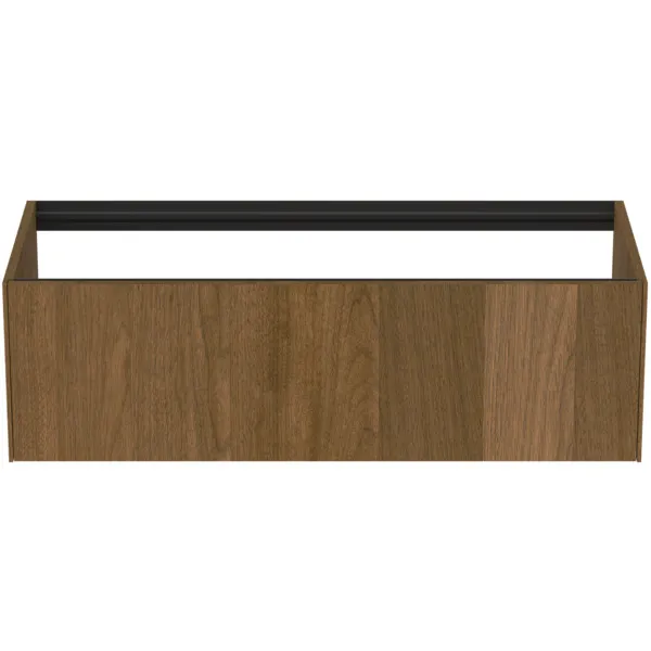 Ideal Standard Waschtischunterschrank Conca, 1 Auszug, ohne Platte, 1200x505x360mm, Walnuss Dunkel