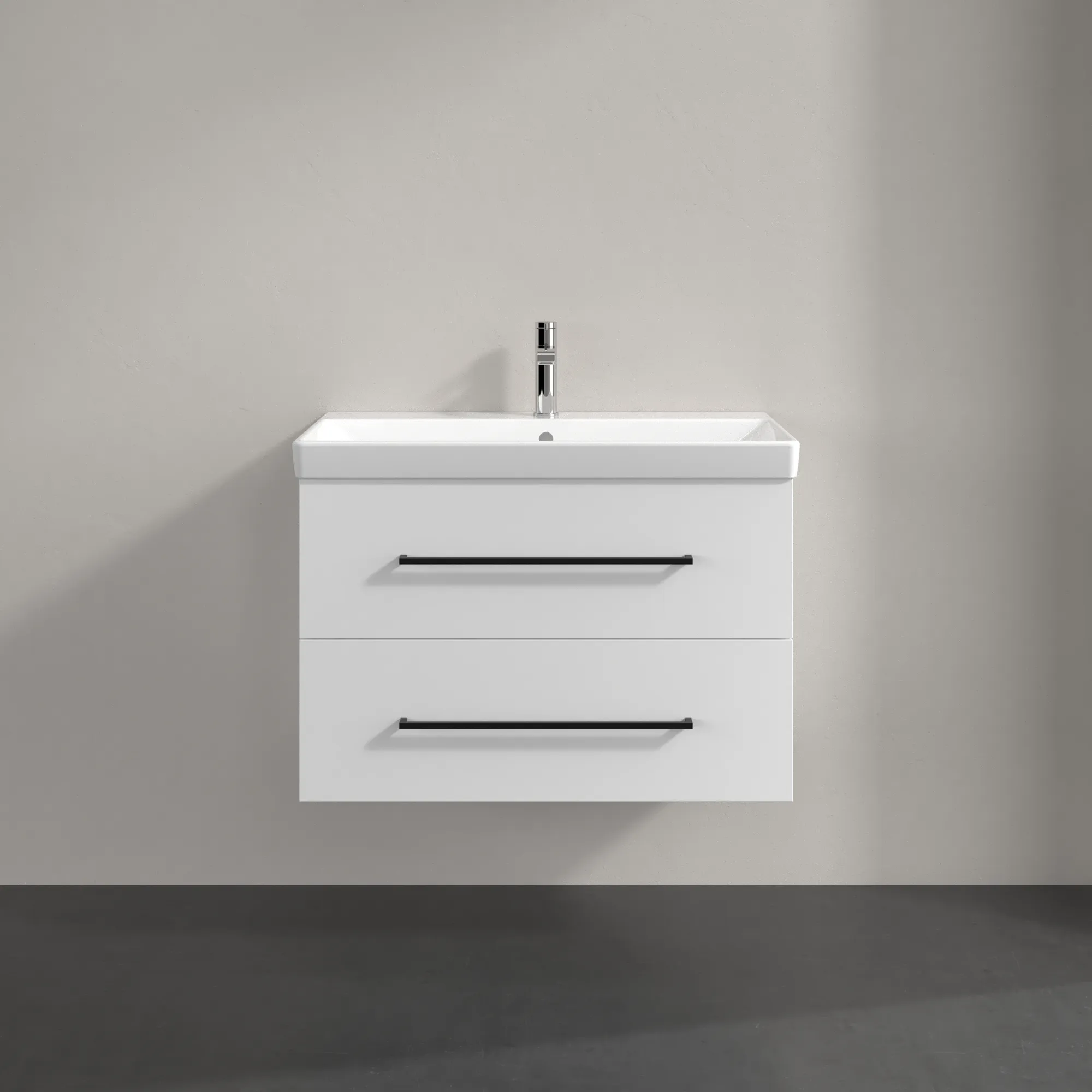 Villeroy & Boch Waschtischunterschrank „Avento“ für Schrankwaschtisch 780 × 514 × 452 mm Brilliant White, Soft Closing