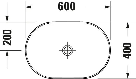 Aufsatzwaschtisch „D-Neo“, ohne Überlauf Aufsatzwaschtisch „D-Neo“, ohne Überlauf