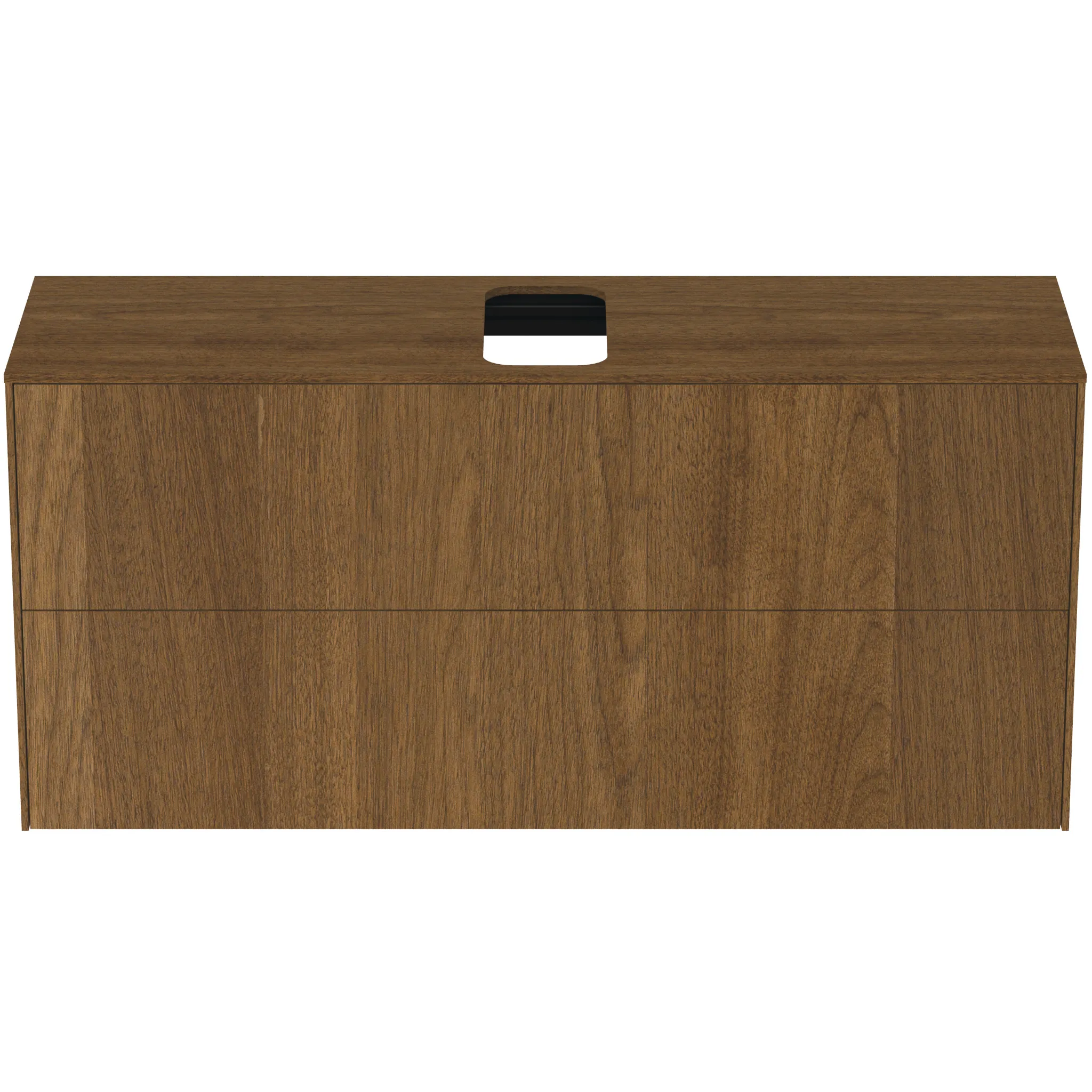 Ideal Standard Waschtischunterschrank „Conca“ 120,2 × 55 × 37,3 cm Walnuss dunkel Furnier Ideal Standard Waschtischunterschrank „Conca“ 120,2 × 55 × 37,3 cm Walnuss dunkel Furnier