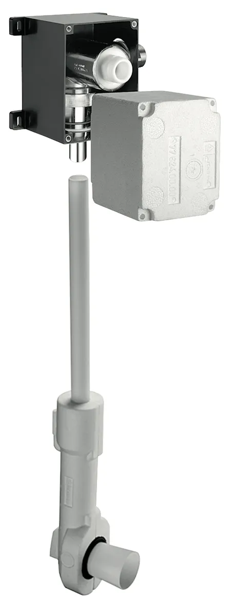 Unterputz-WC-Druckspüler COMPACT II ND, Masterbox, Rohrunterbrecher (DIN EN 12541), DN 25 G 1 AG (rechts), Spülrohr Ø 45 mm Unterputz-WC-Druckspüler COMPACT II ND, Masterbox, Rohrunterbrecher (DIN EN 12541), DN 25 G 1 AG (rechts), Spülrohr Ø 45 mm