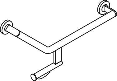 Winkelgriff 135 Gr, PRH, d:30, re, plvb weiß tiefmatt Winkelgriff 135 Gr, PRH, d:30, re, plvb weiß tiefmatt
