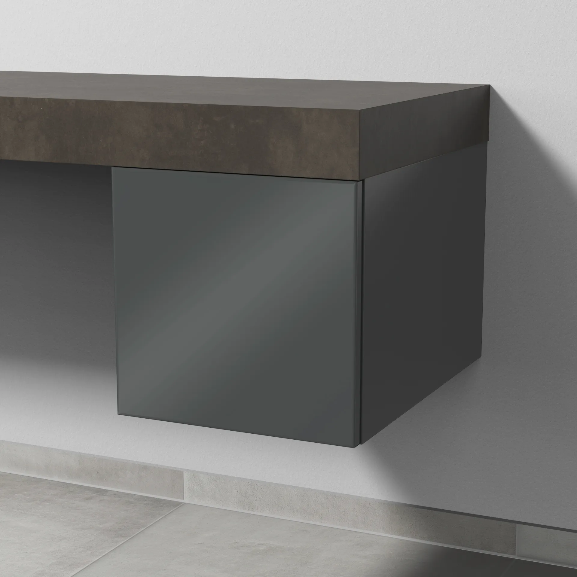 Sanipa Anbauschrank „2morrow“ 350 × 340 × 520 mm in Anthrazit (glanz) Sanipa Anbauschrank „2morrow“ 350 × 340 × 520 mm in Anthrazit (glanz)