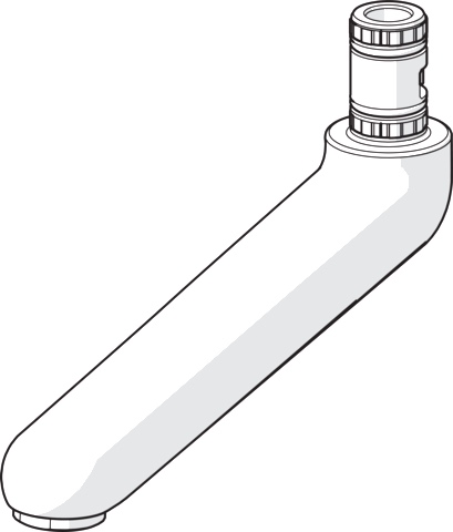 HA Auslauf HANSA 0269 L=161 Ausladung 161 mm Chrom