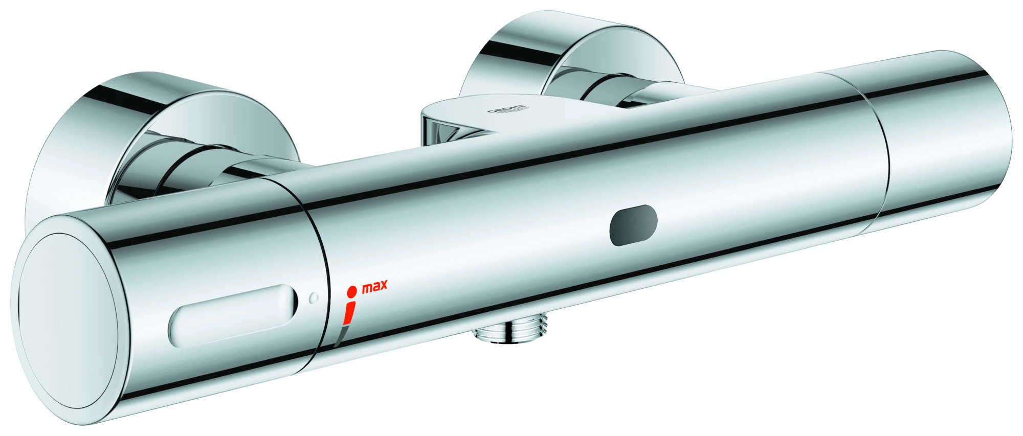 Infrarot-Elektronik für Brausebatterie Eurosmart Cosmopolitan E Special 36457, mit Mischeinrichtung und Thermostat, Rückflussverhinderer, 6 V, chrom