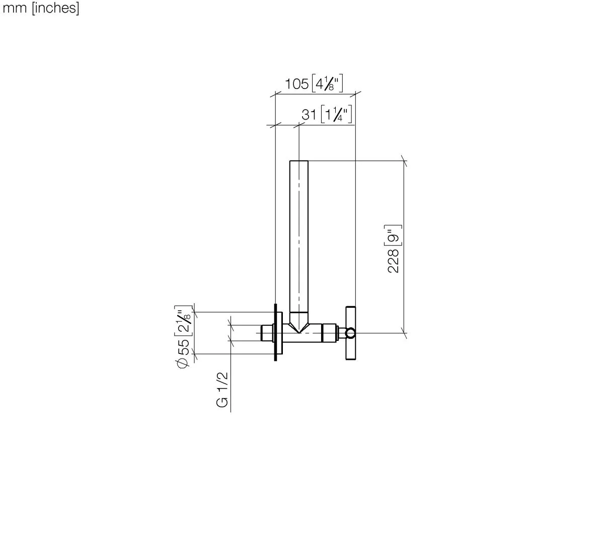 Eckventil TARA Chrom 22900892