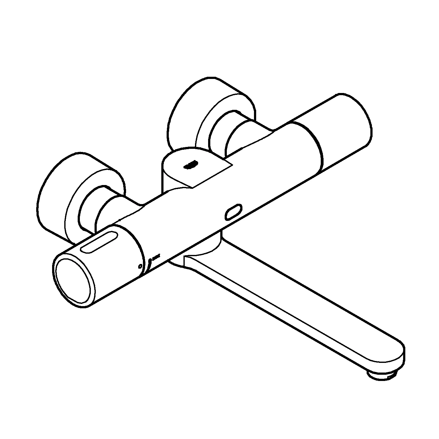 Infrarot-Elektronik für Waschtisch-Wandarmatur Eurosmart Cosmopolitan E Special 36454, mit Mischeinrichtung und Thermostat, 6 V, Ausladung 287 mm Infrarot-Elektronik für Waschtisch-Wandarmatur Eurosmart Cosmopolitan E Special 36454, mit Mischeinrichtung und Thermostat, 6 V, Ausladung 287 mm