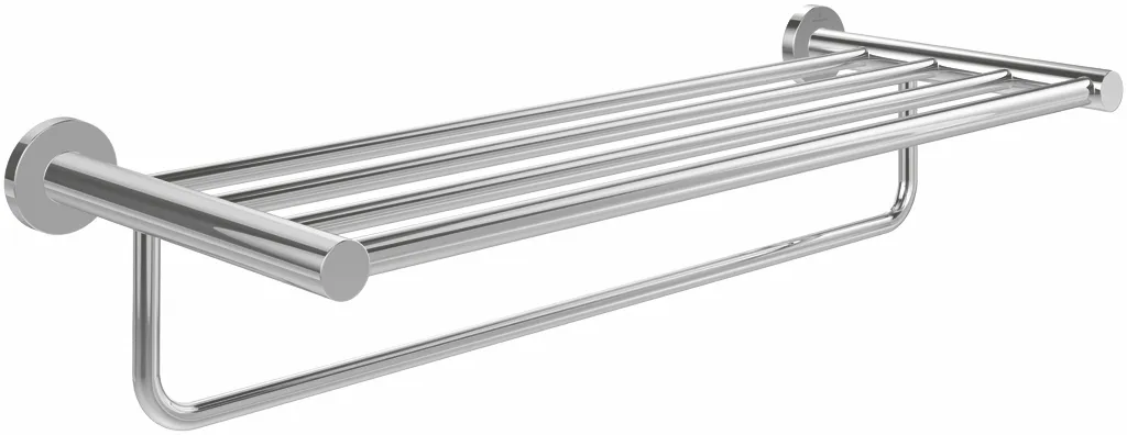 Villeroy & Boch Handtuchhalter „Elements-Tender“, Befestigung verdeckt in Brushed Nickel Matt