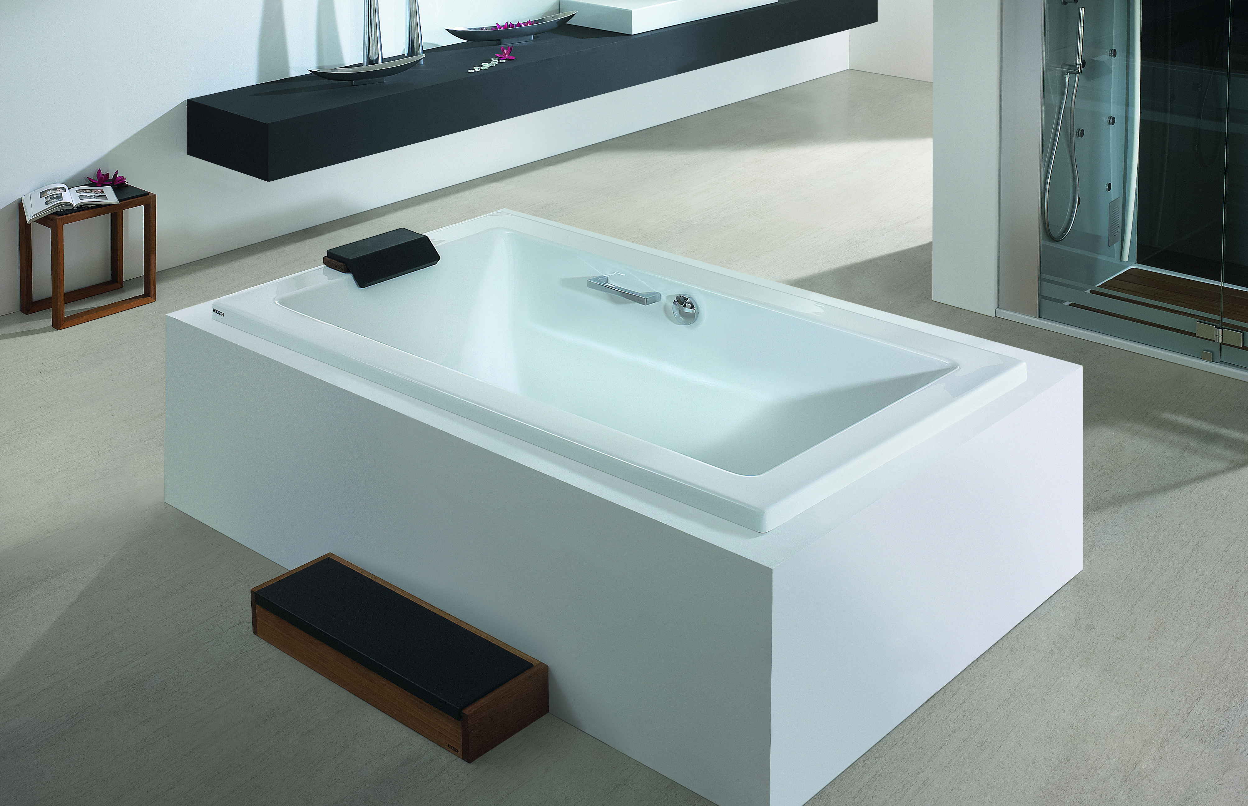 Hoesch Badewanne „Scelta“ rechteck 190 × 80 cm in 