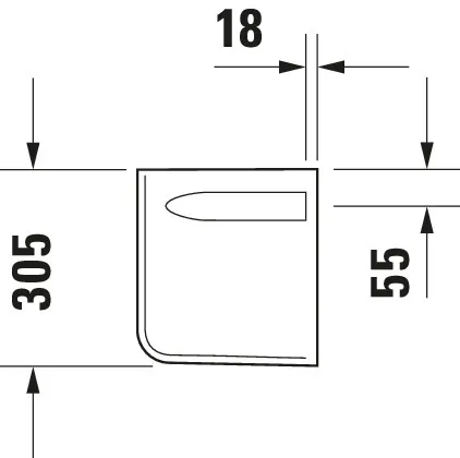 Halbsäule D-Code für 231065/231060/231055/034812, weiß