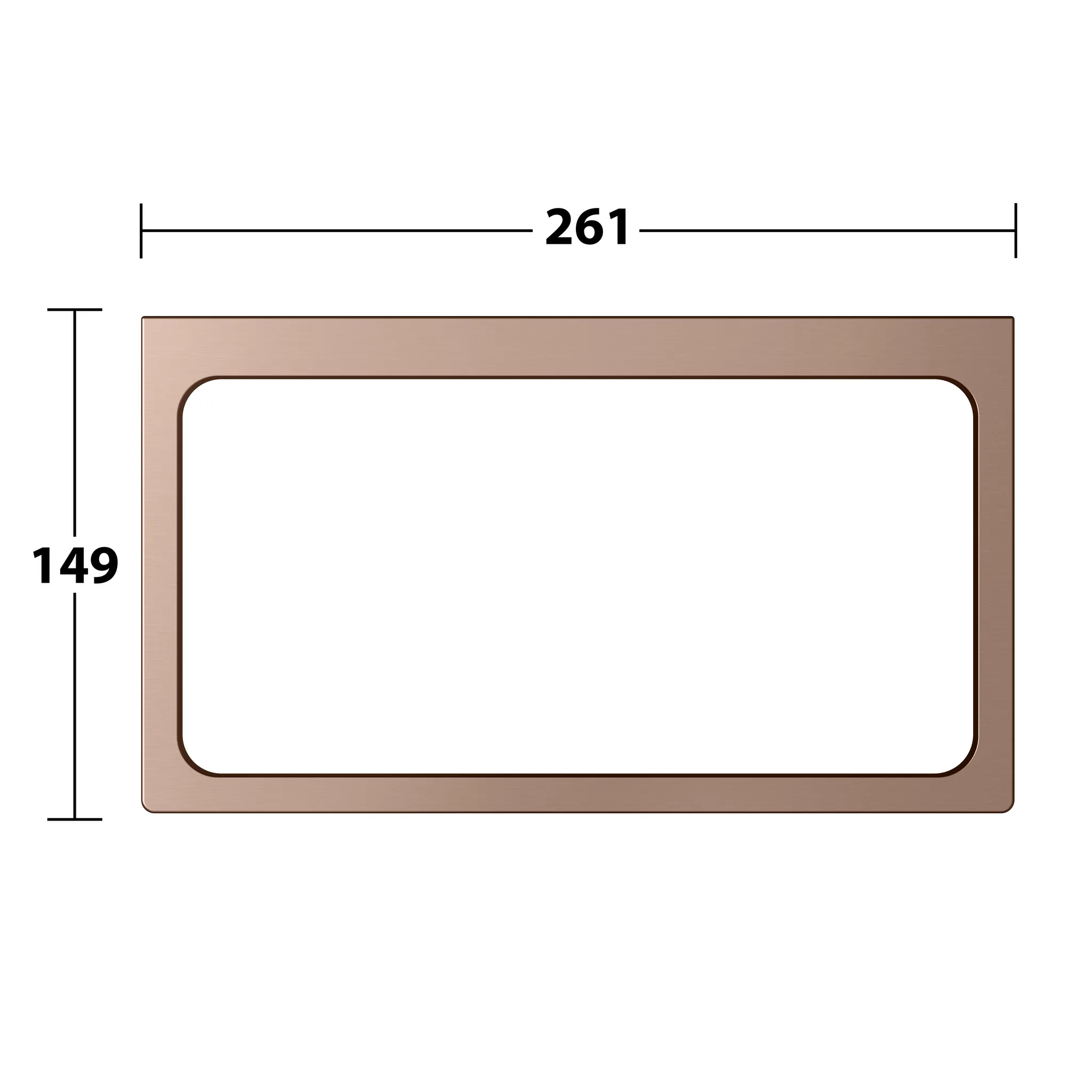 KEUCO EDITION 11 Handtuchring Rotgold gebürstet