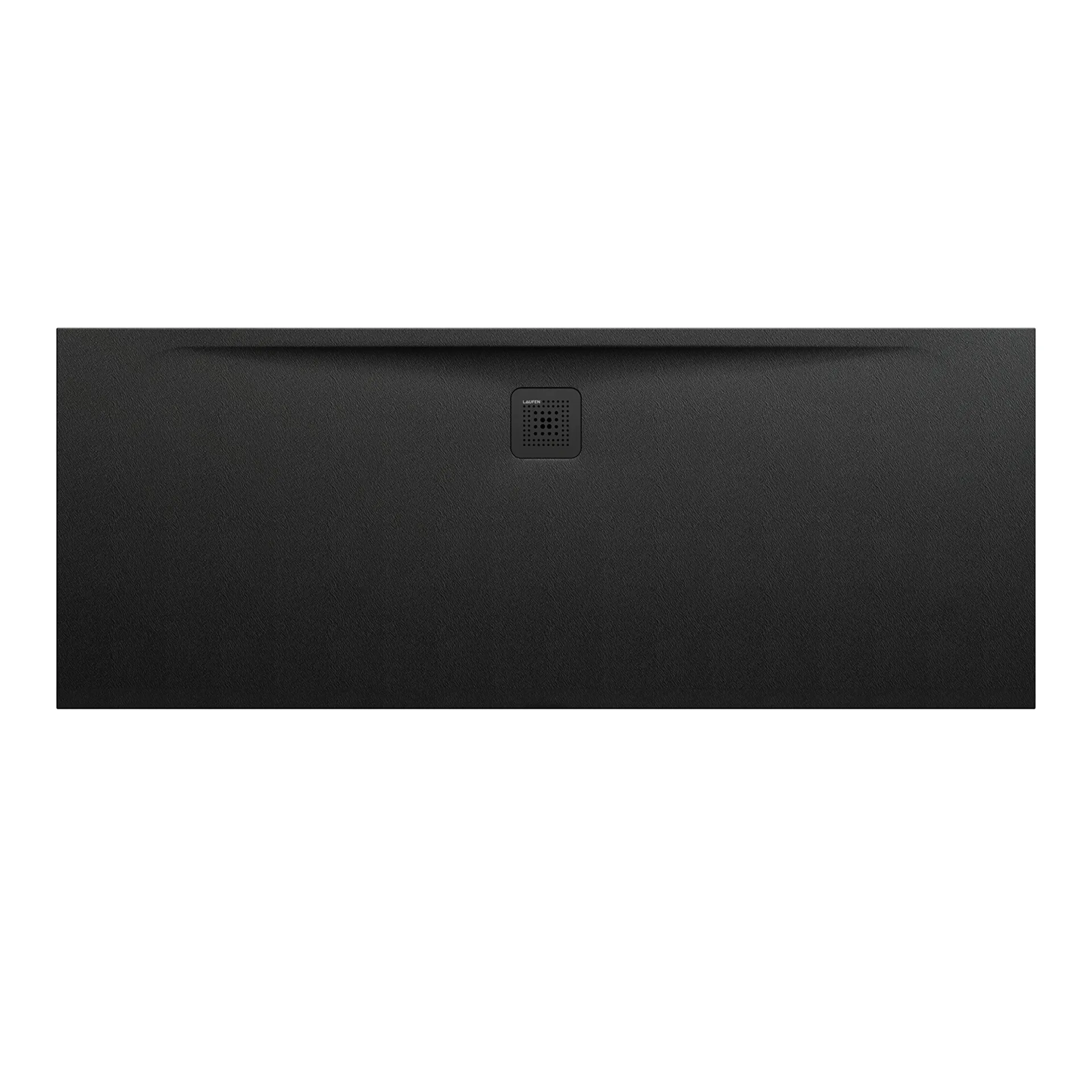 Laufen rechteck Duschwanne „Pro“ Ablauf lange Seite 1800 × 700 mm in Schwarz