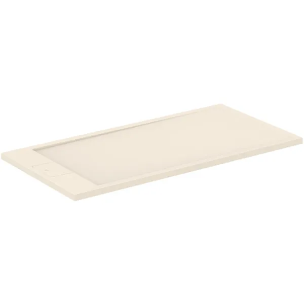 Ideal Standard Rechteck-Brausewanne Ultra Flat S i.life, 1400x700 mm Sandstein, 33 mm Höhe, Bodenebener Einbau möglich
