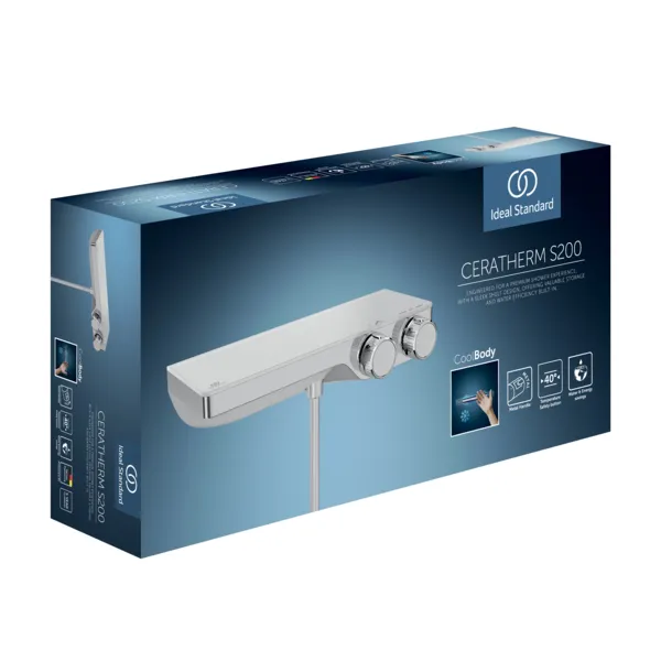 Brausethermostat AP Ceratherm S200 mit Ablage Chrom A7329AA, Sonderangebot Brausethermostat AP Ceratherm S200 mit Ablage Chrom A7329AA, Sonderangebot