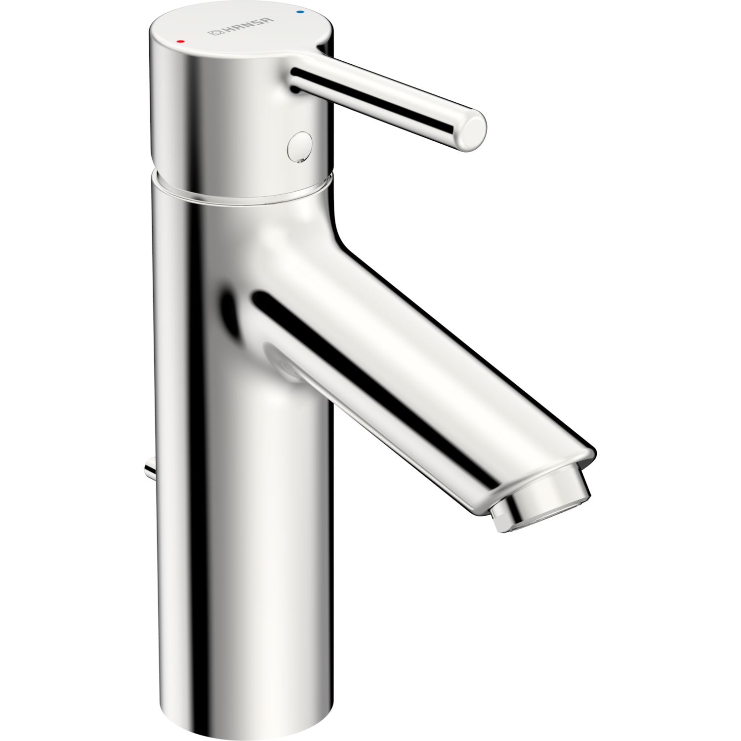Einhand-Waschtischarmatur mit Zugstange „Vantis XL“ Ausladung 114 mm in Chrom Einhand-Waschtischarmatur mit Zugstange „Vantis XL“ Ausladung 114 mm in Chrom