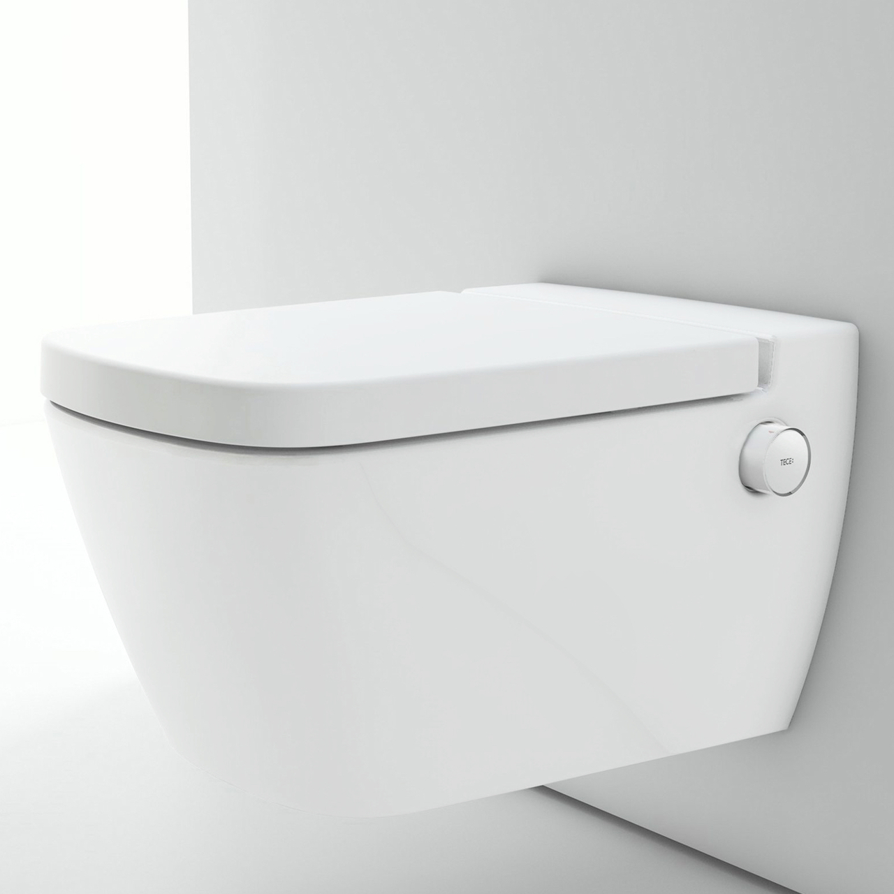 TECEOne Tiefspül-WC TECEone, spülrandlos, mit Duschfunktion inkl. WC-Sitz mit Absenkautomatik