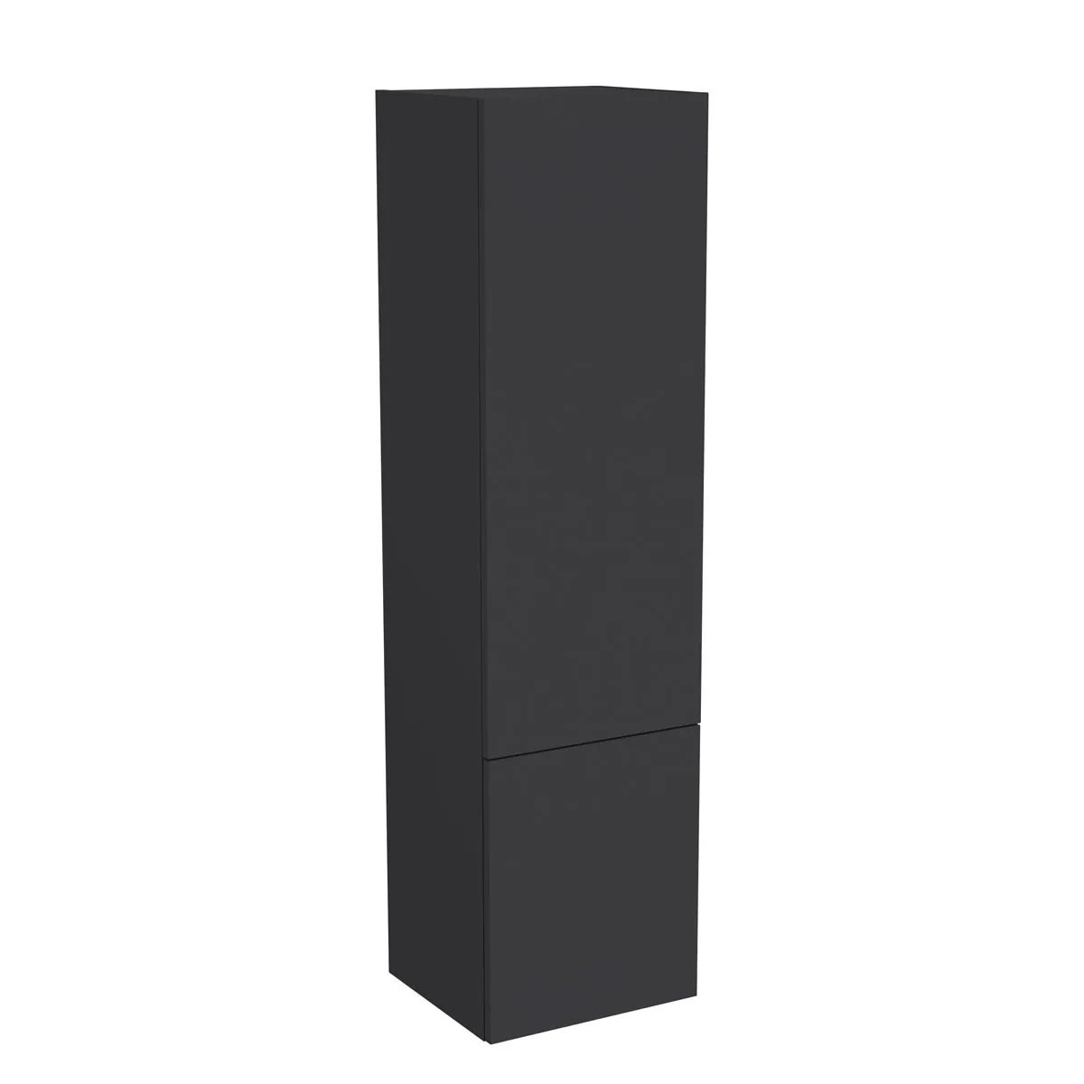 New Metropole Pure Hochschrank mit 2 Türen Türanschlag rechts 40 x 37 x 150 cm (BxTxH) Graphit Matt