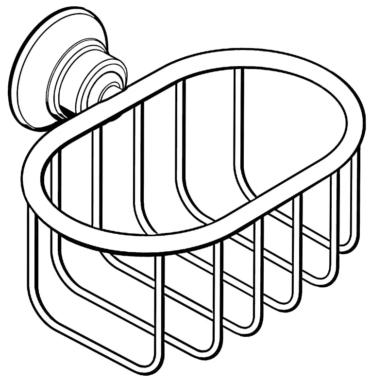Hansgrohe AXOR Montreux Seifenkorb 160⁄101, Chrom