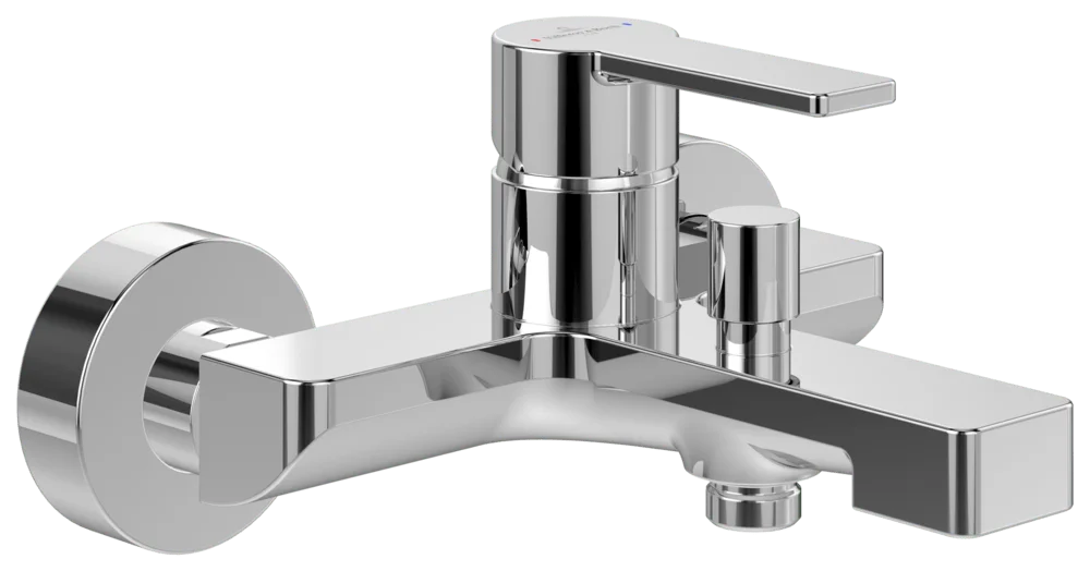 Villeroy & Boch Architectura Einhebel-Badewannenarmatur TVT103002000, 180 x 97 x 156 mm, Chrom