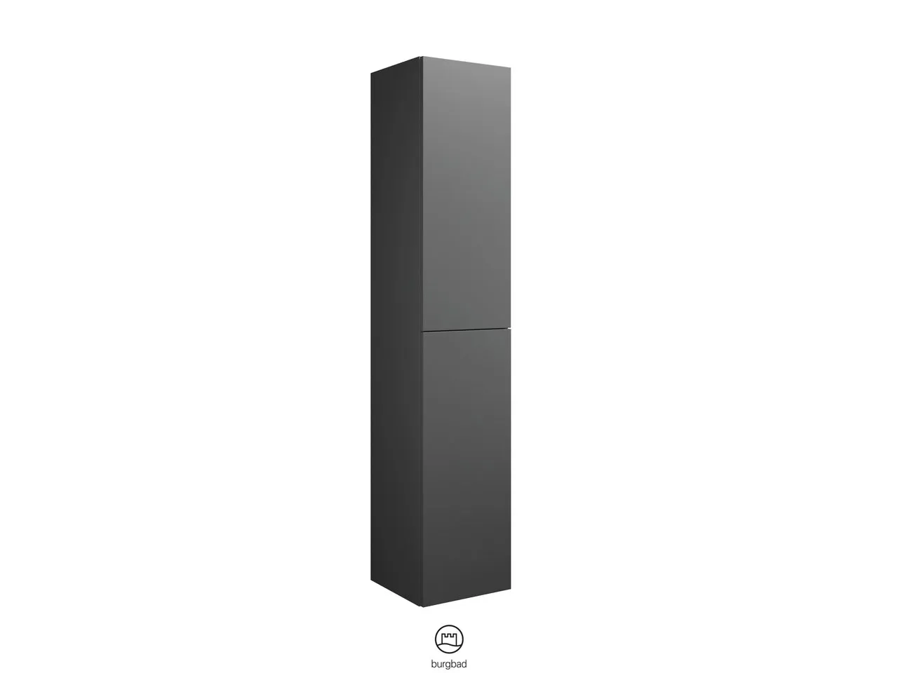 Hochschrank, 2 Türen mit Tip-On-Technik;2 Innenschubladen;4 Einlegeböden;1 fester Boden, Tiefe: 350 mm, Breite: 350 mm, Höhe: 1760 mm