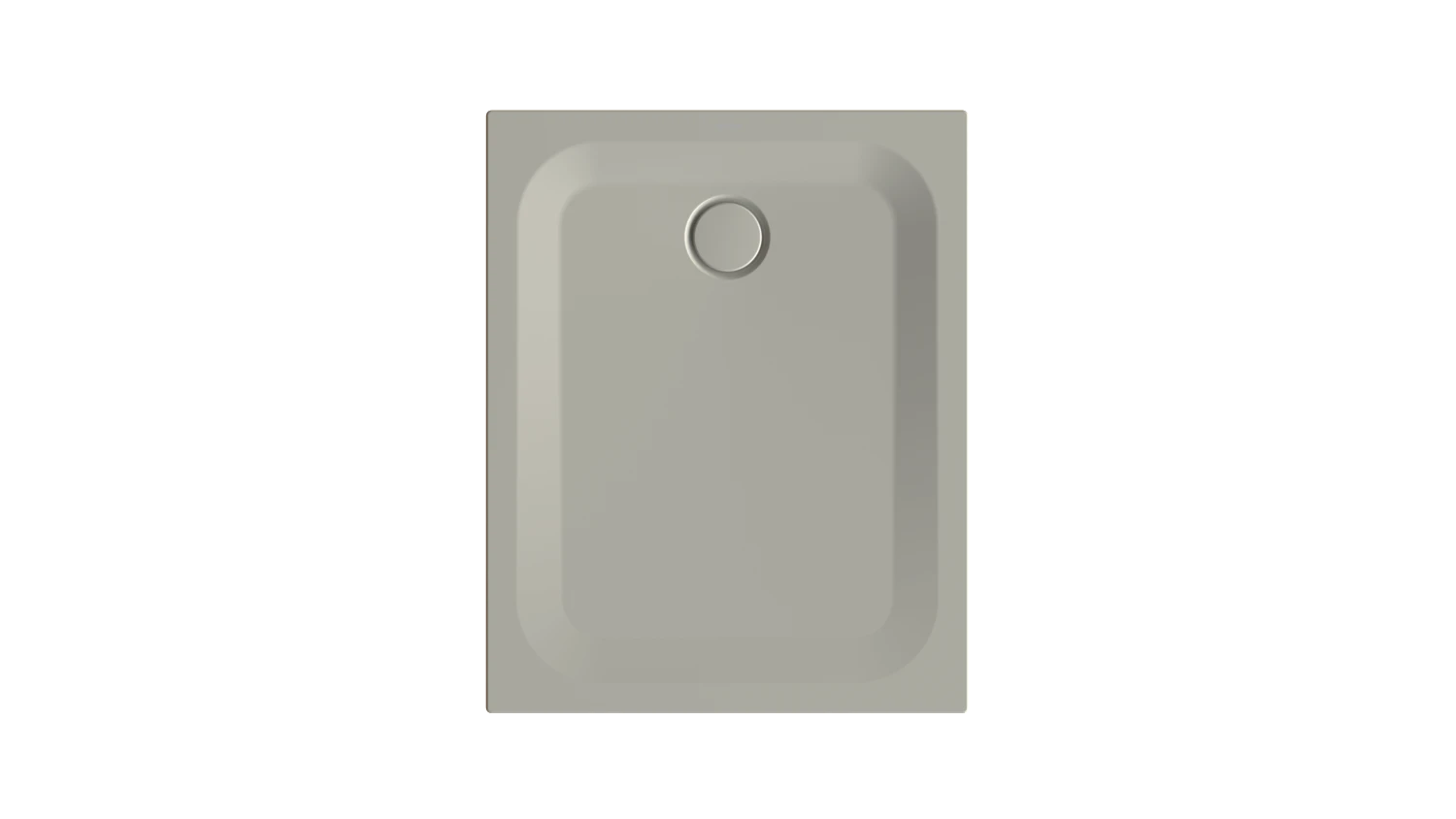 Bette rechteck Duschwanne „BetteUltra“ 1000 × 800 mm ohne Oberflächenbeschichtung, mit BetteGlasur Plus, ohne Wannenträger, in Stone