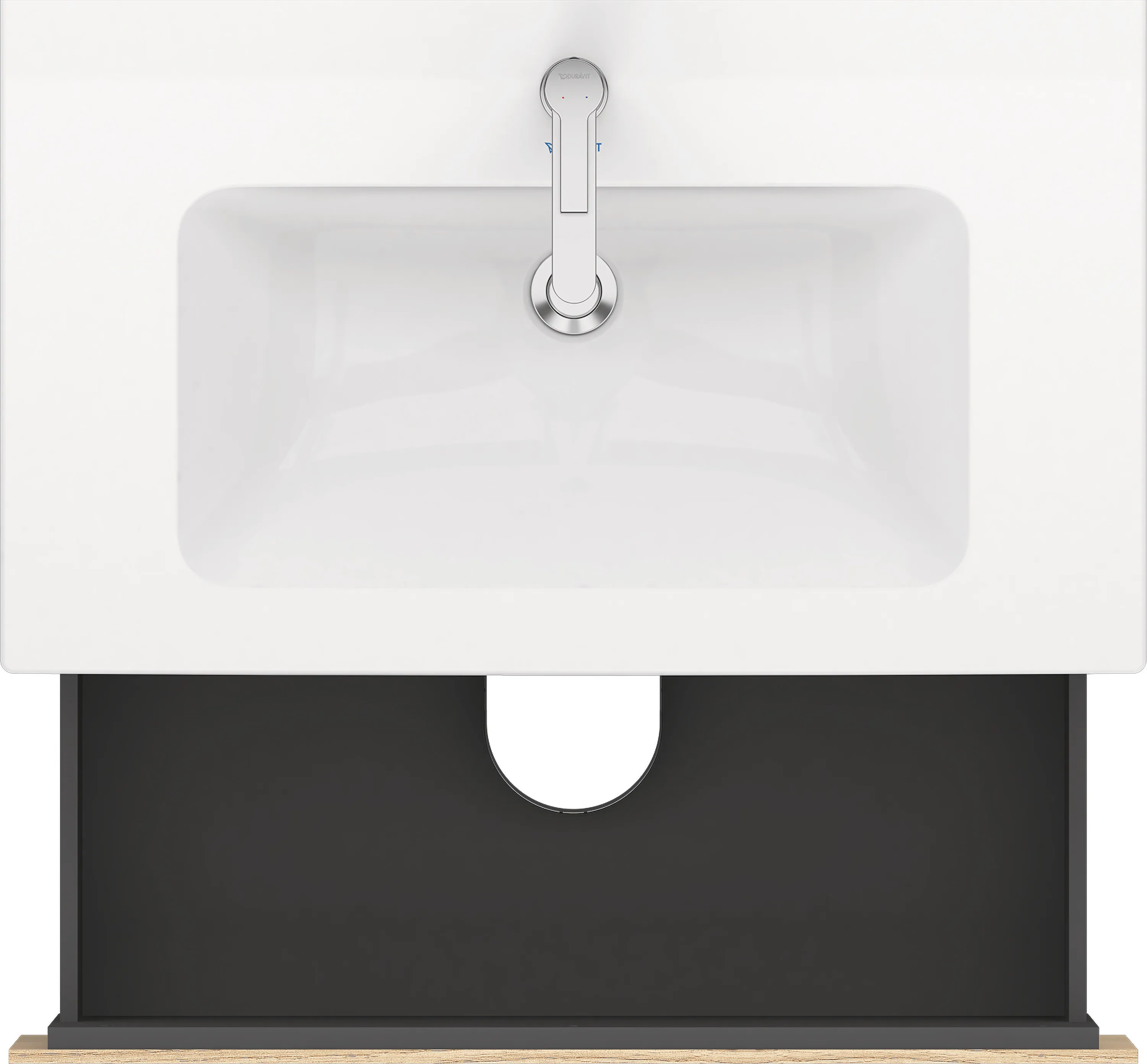 Duravit Waschtischunterschrank bodenstehend „L-Cube“ 82 × 70,4 × 48,1 cm Eiche Natur Duravit Waschtischunterschrank bodenstehend „L-Cube“ 82 × 70,4 × 48,1 cm Eiche Natur