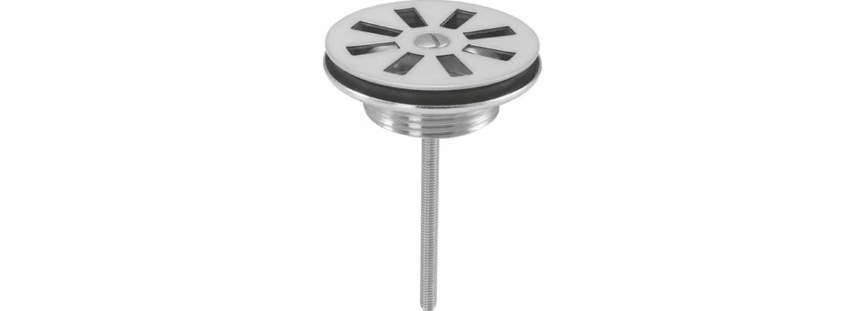 Univentil 1 1/4″ Unterteil MS vern. mit Siebplatte Edelstahl