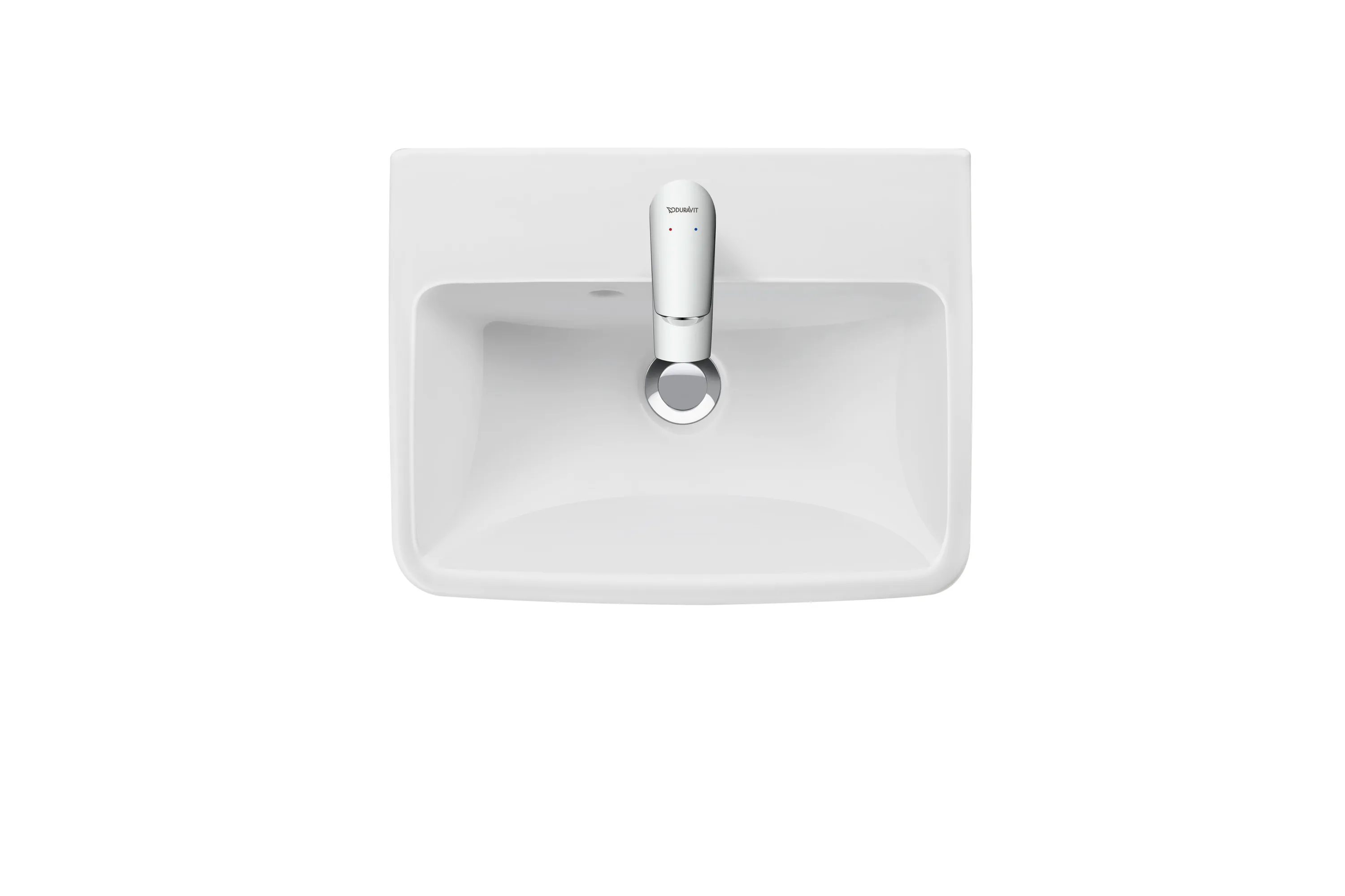 Wandwaschtisch „No.1“, mit Überlauf, Hahnlochposition mittig Größe: 50 × 40 cm / Überlauf: mit Überlauf Wandwaschtisch „No.1“, mit Überlauf, Hahnlochposition mittig Größe: 50 × 40 cm / Überlauf: mit Überlauf