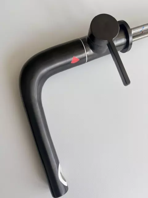 Keuco Edition 400 einhebel-waschtischmischer 150 schwenkbar schwarzchrom gebürstet 51505130000 B-Ware - Sonderpreis