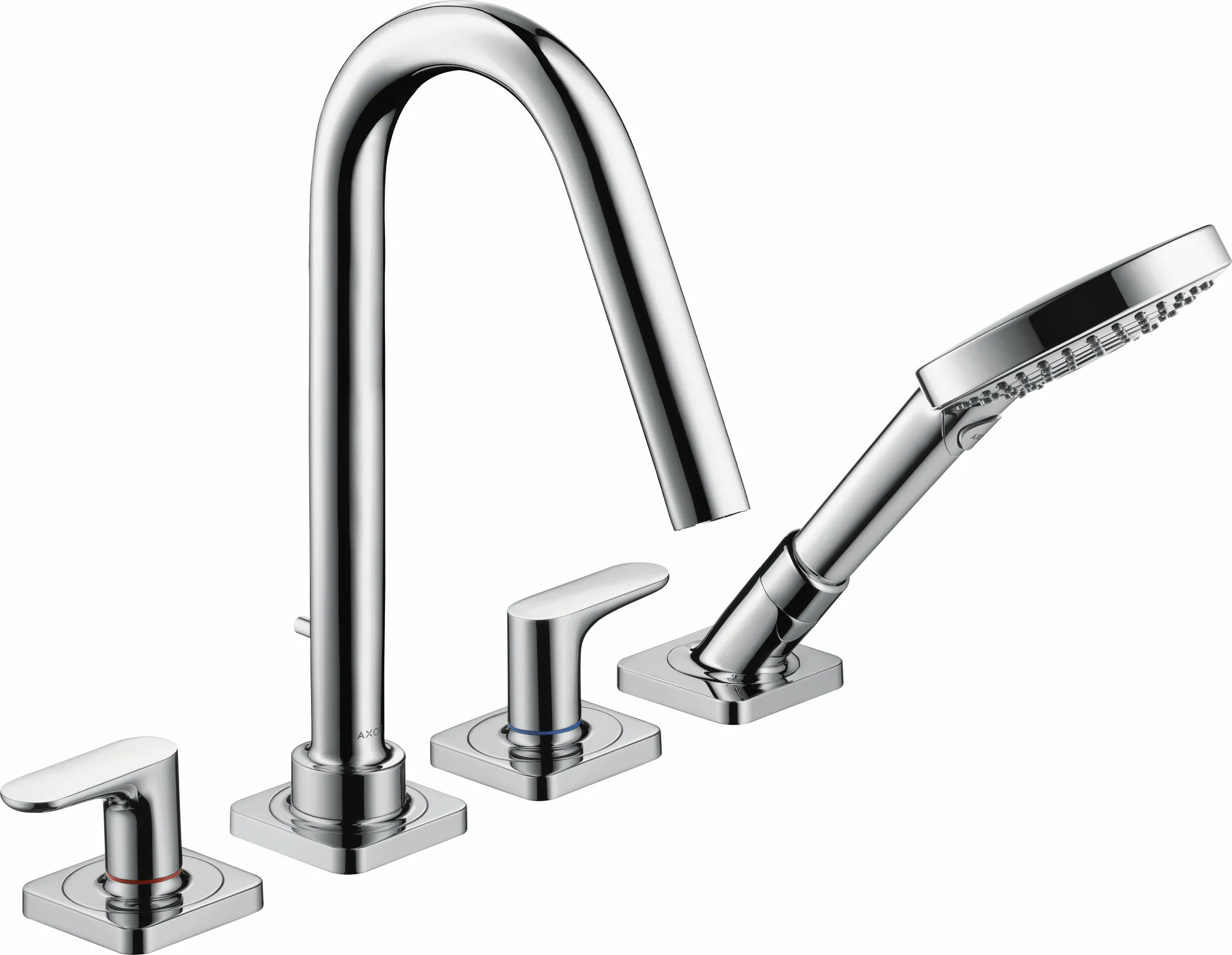4-Loch Wannenarmatur Axor Citterio M F-Set f.Fliesenrand chrom mit Hebelgriff
