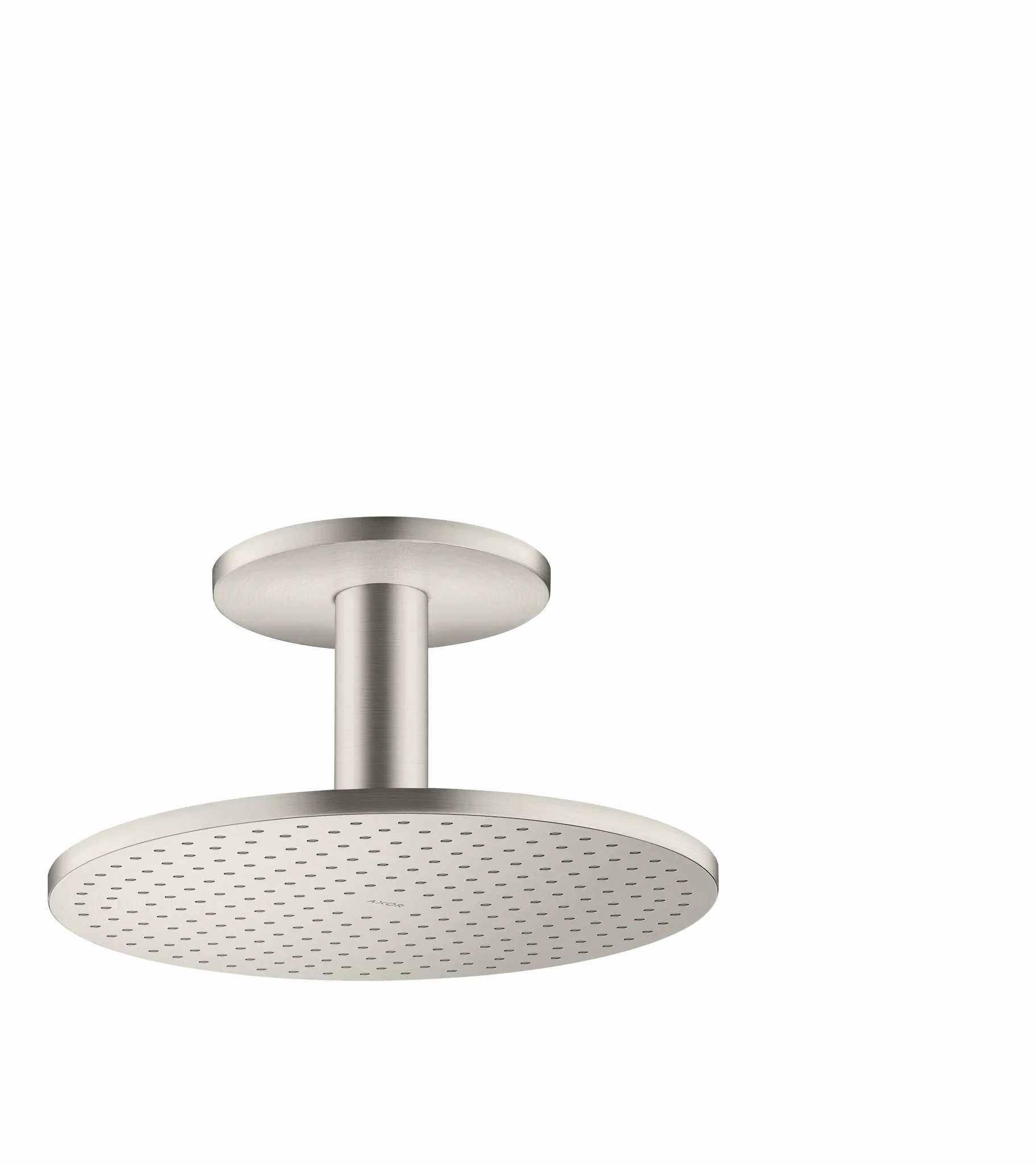 Hansgrohe AXOR ShowerSolutions Kopfbrause 300 1jet mit Deckenanschluss, Edelstahl Optic